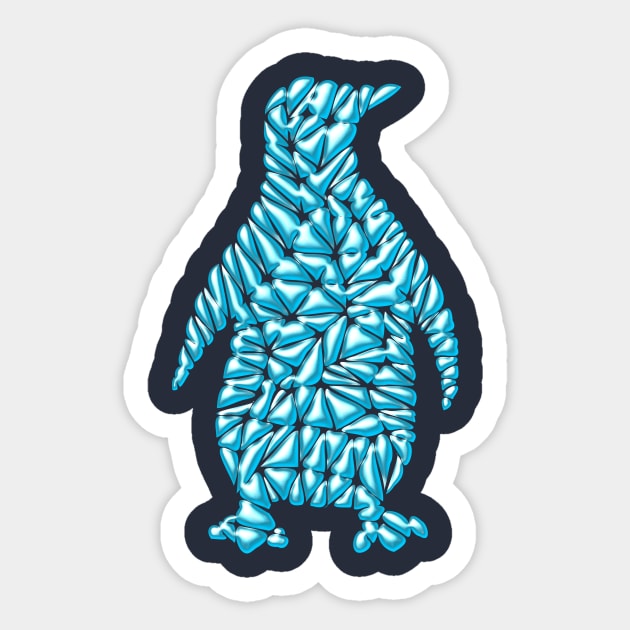 Ice Penguin Sticker by Shrenk